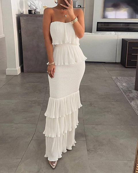 The Amara Ruffle Dress