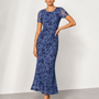 Das Zaria Blumen-Netzkleid