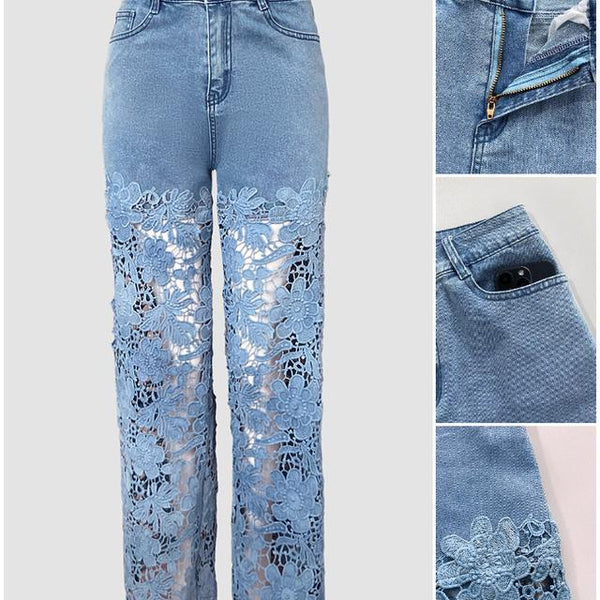 Die Amara-Spitzenjeans