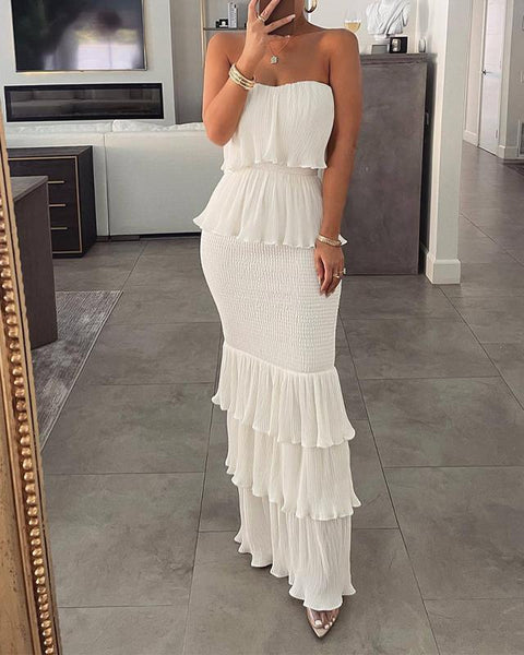 The Amara Ruffle Dress