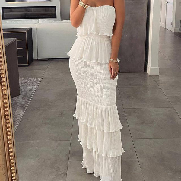 Das Amara Rüschenkleid