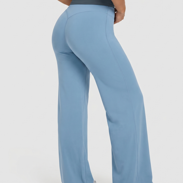 Die Mira Yoga-Hose mit weitem Bein