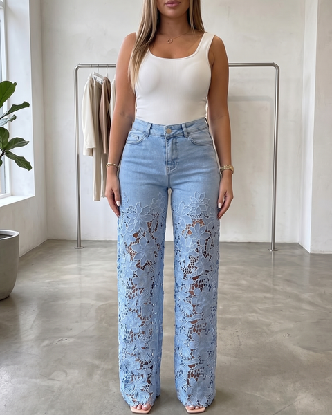 The Amara Lace Jeans